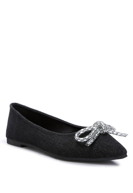 Bow Detail Ballet Flats