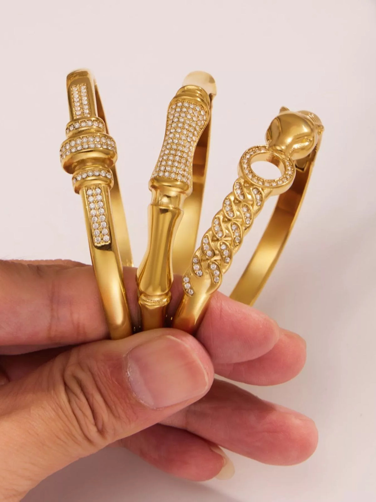 18K Gold-Plated Zircon Bracelet - alternate jewelry view