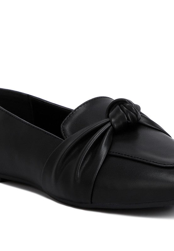 Knot Detail Loafers