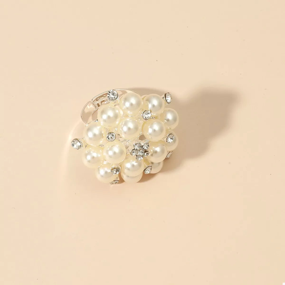 Pearl Cluster Ring - alternate ring view