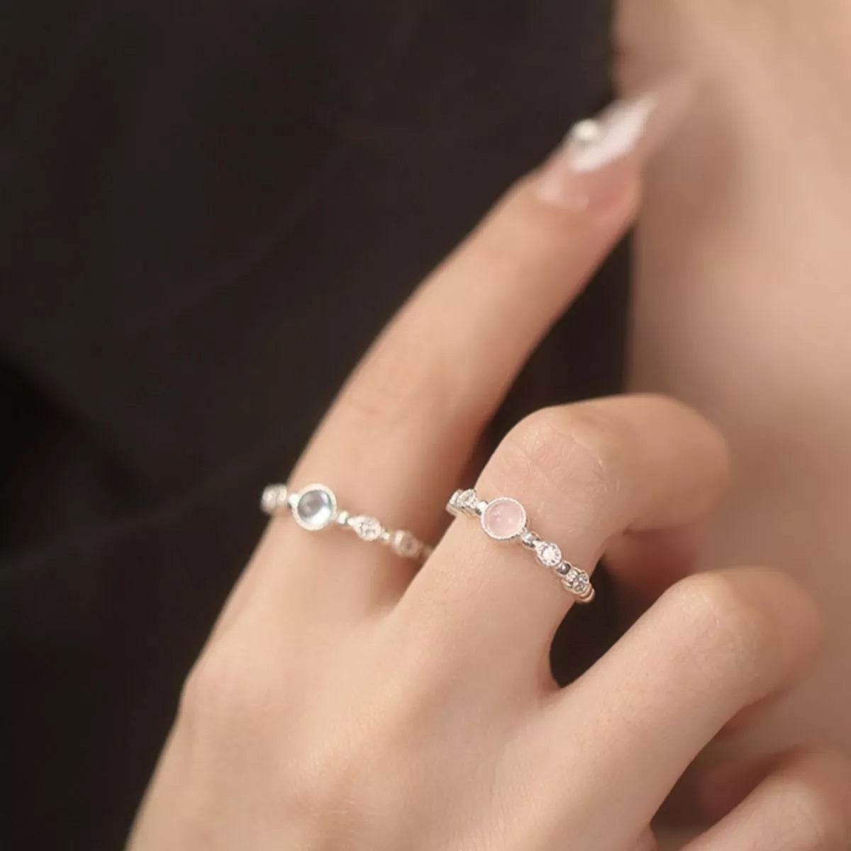 Sterling Silver Open Ring - alternate ring view