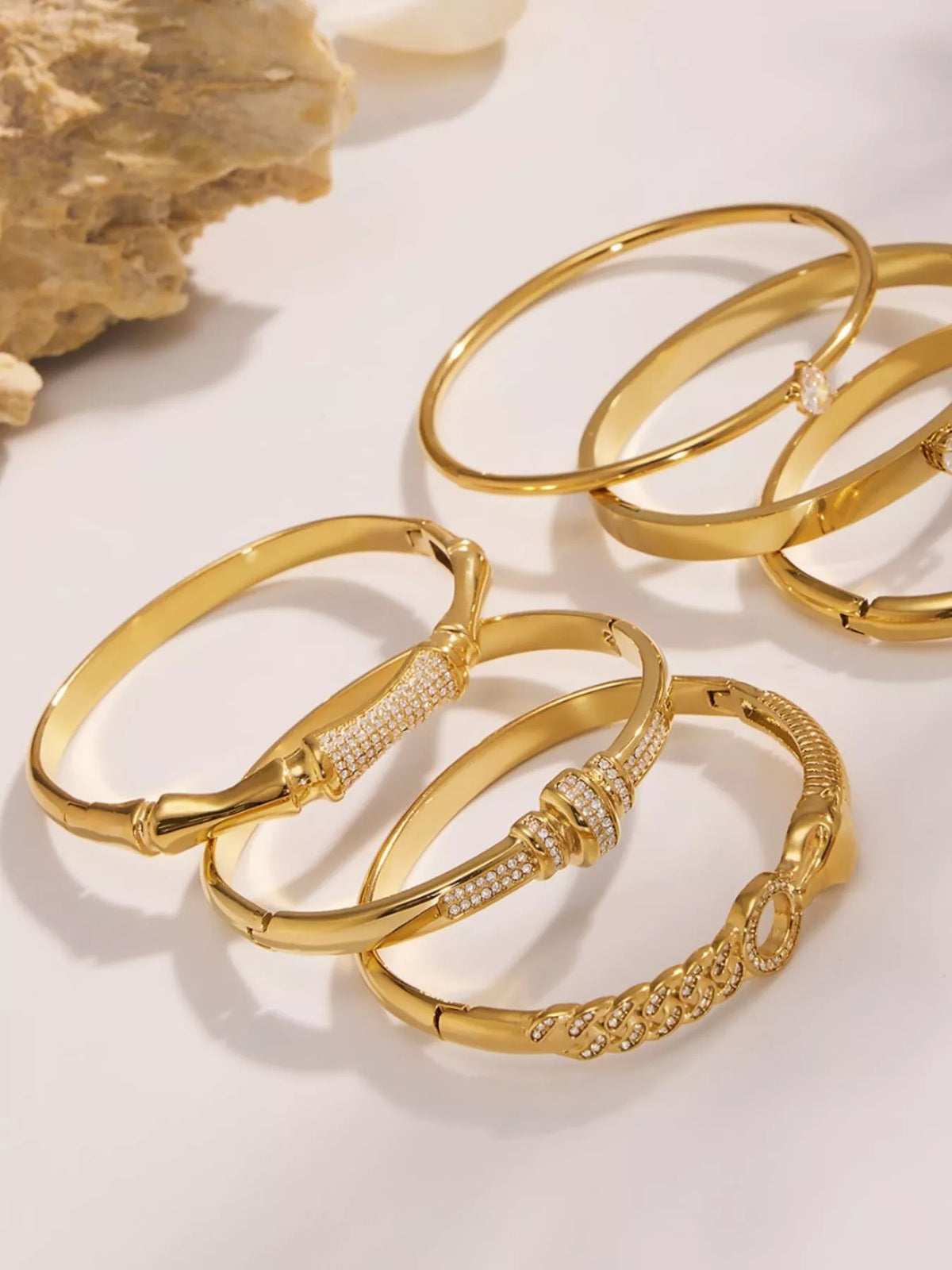18K Gold-Plated Zircon Bracelet - alternate jewelry view