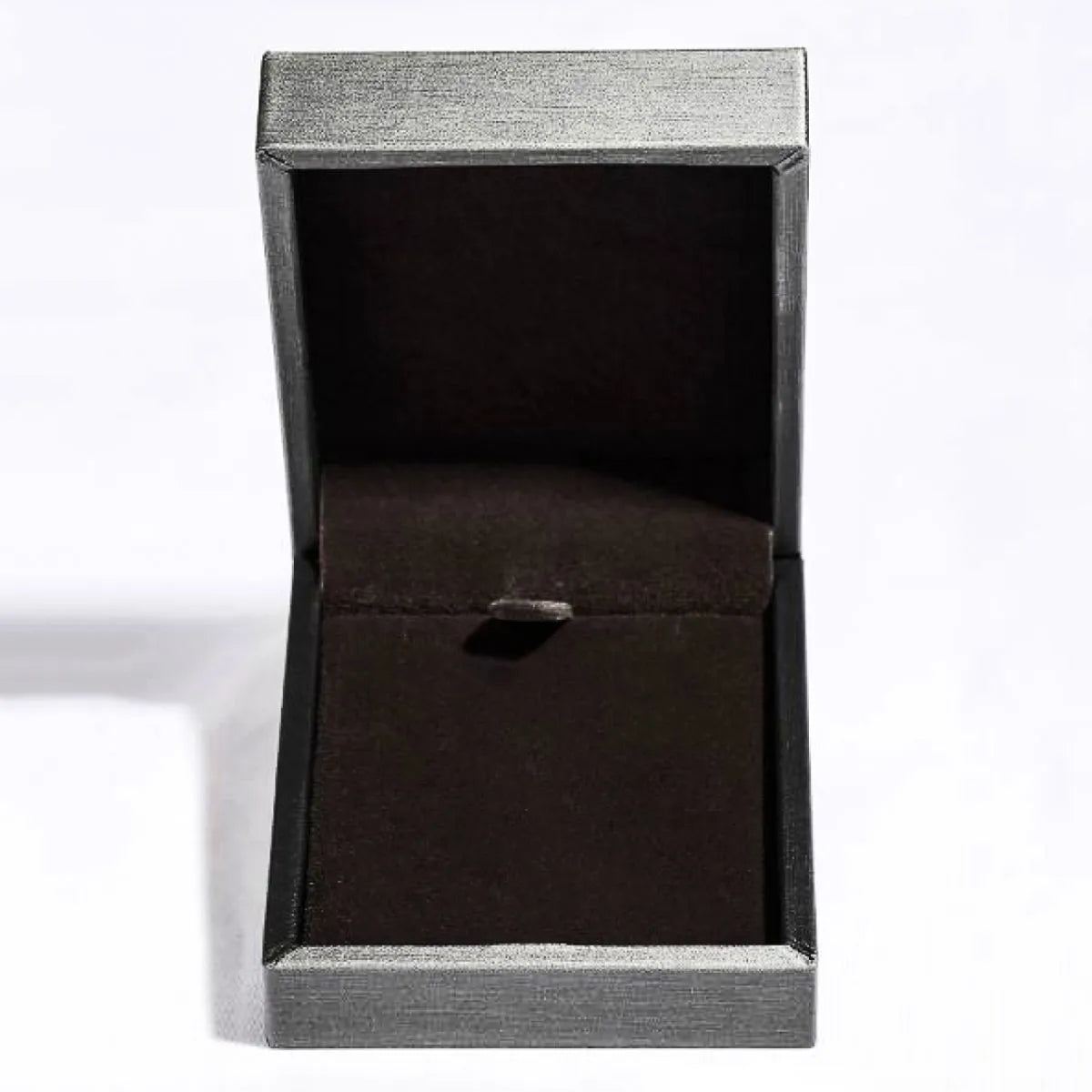 10 Carat Moissanite Sterling Silver Ring - alternate ring view