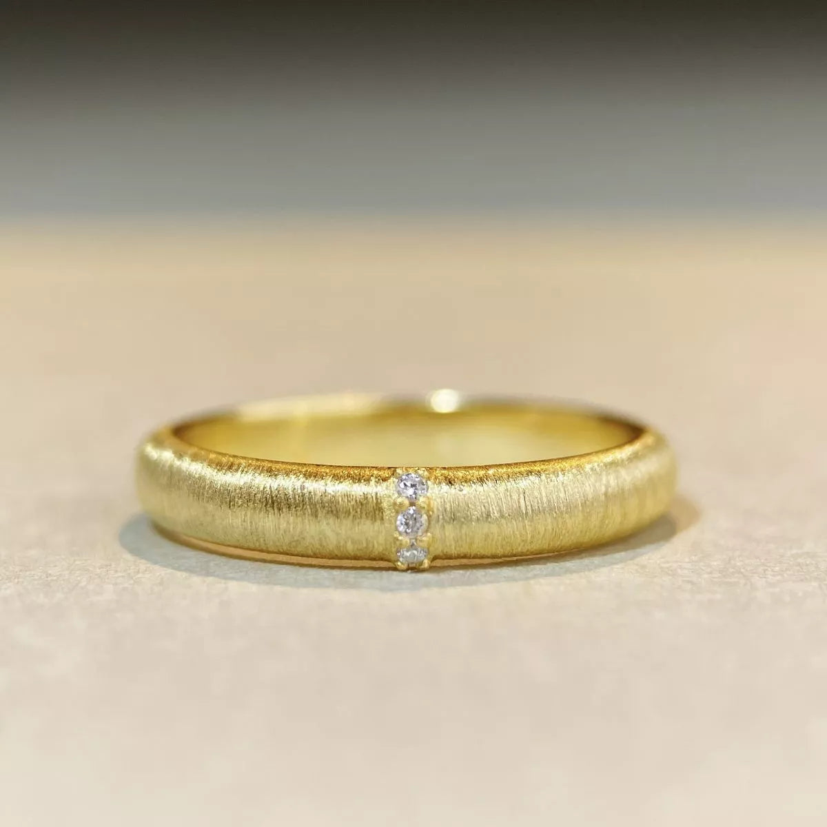 Sterling Silver Zircon Ring - alternate ring view