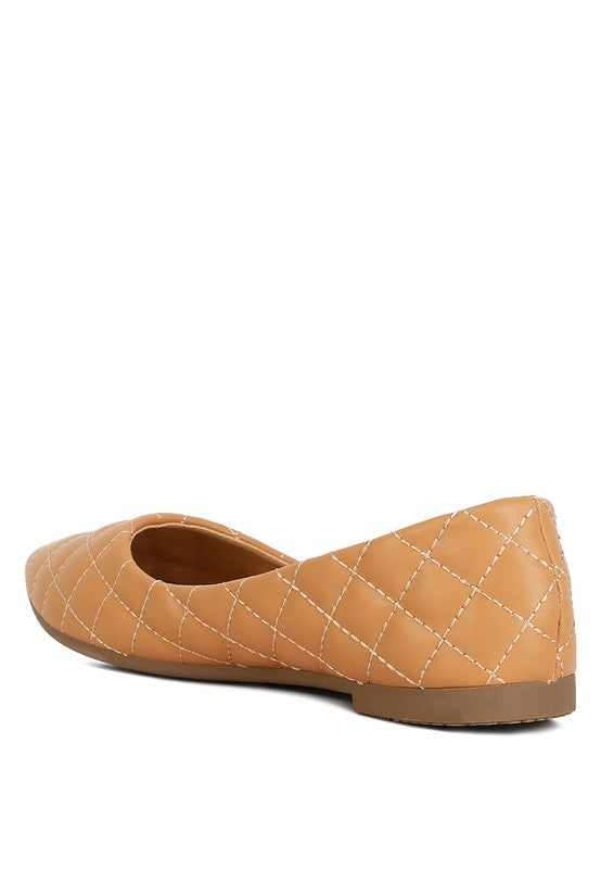 Quilted Detail Flats