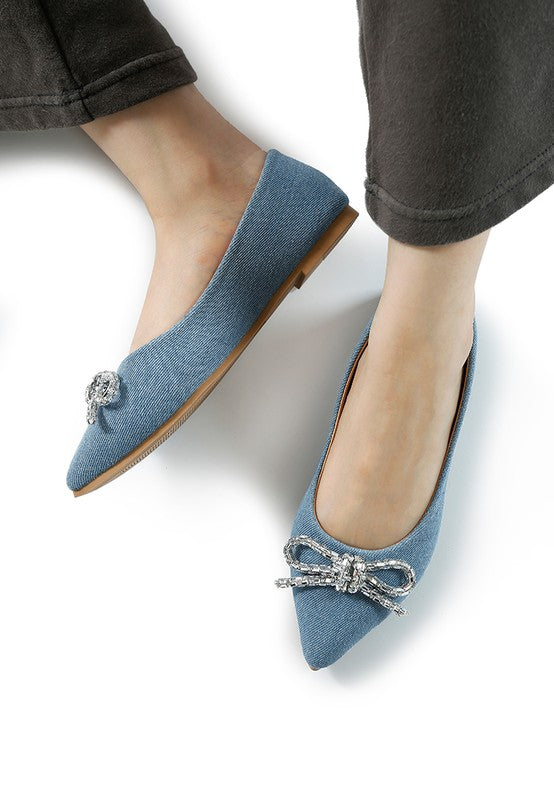 Bow Detail Ballet Flats