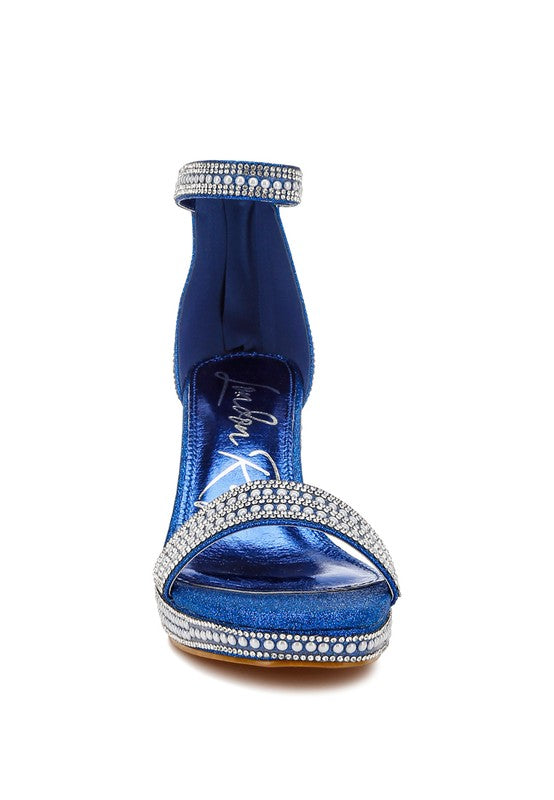 Pearl Embellished Sandals A