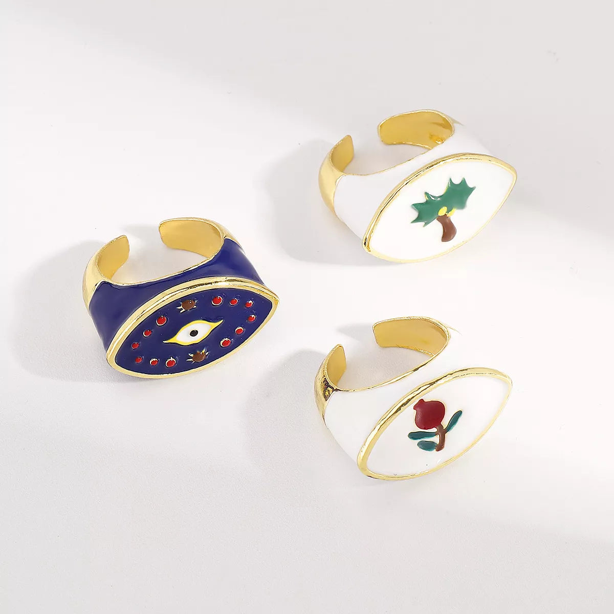 18K Gold-Plated Open Ring - alternate ring view