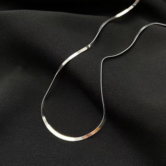 Sterling Silver Chain Necklace - alternate necklace view
