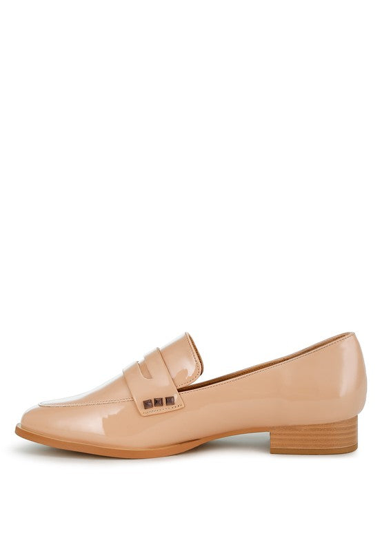 Patent Pleather Penny Loafers