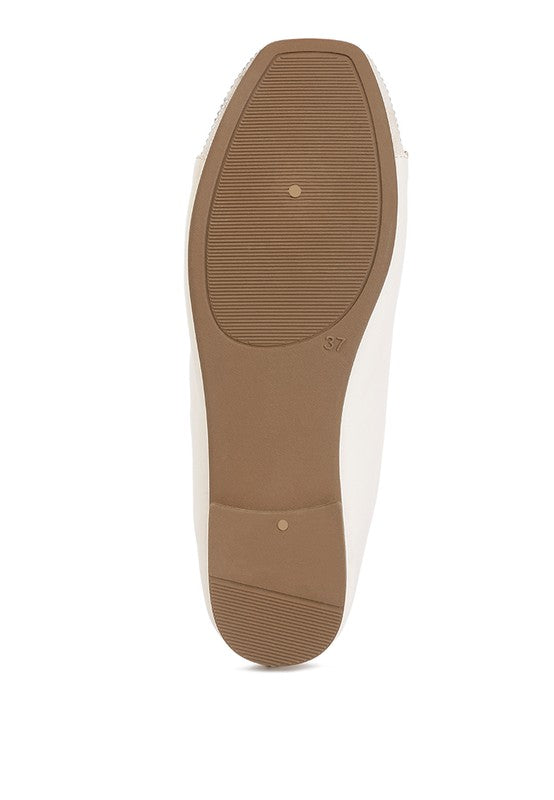 Rhinestones Toe Ballerinas