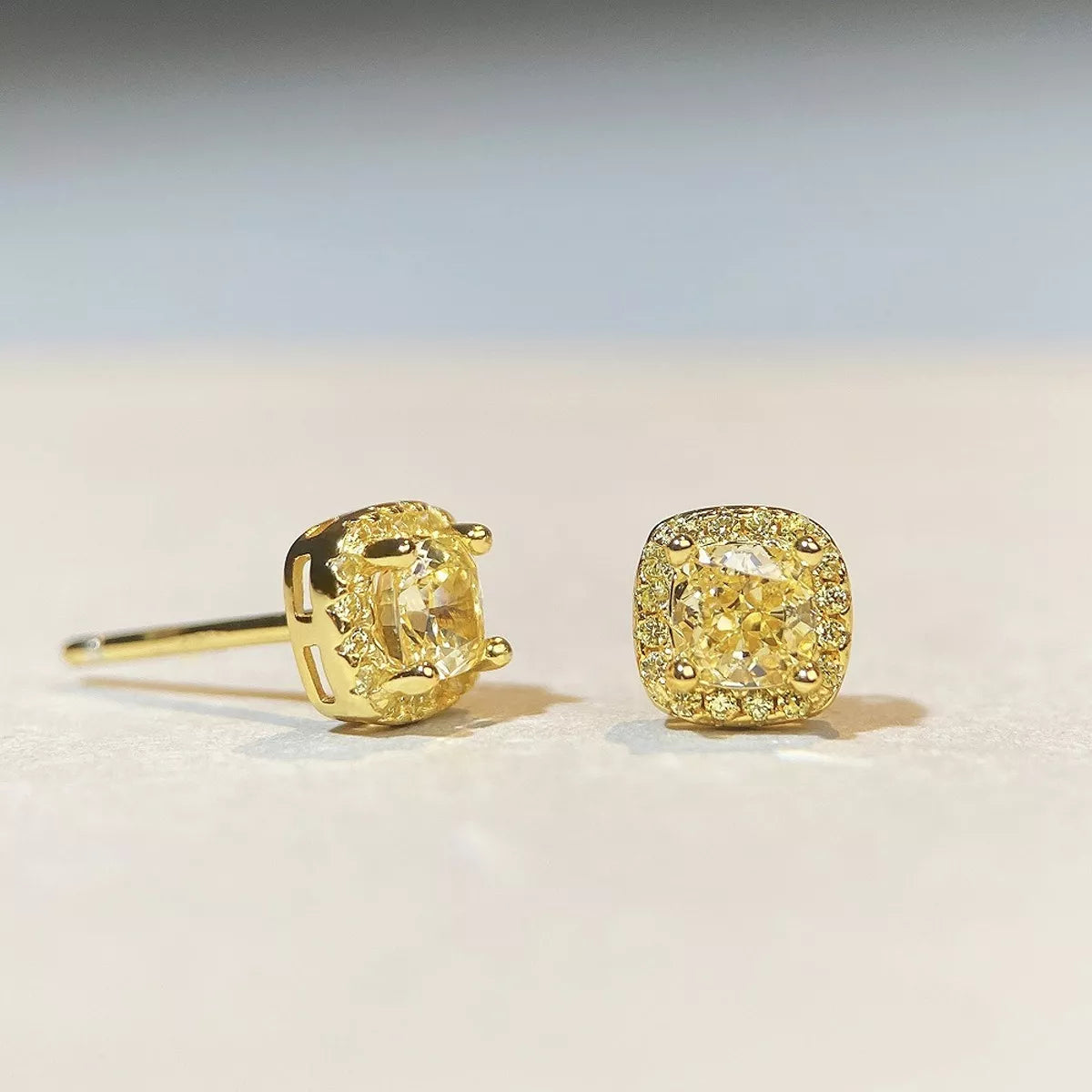 Sterling Silver Stud Earrings - alternate earring view