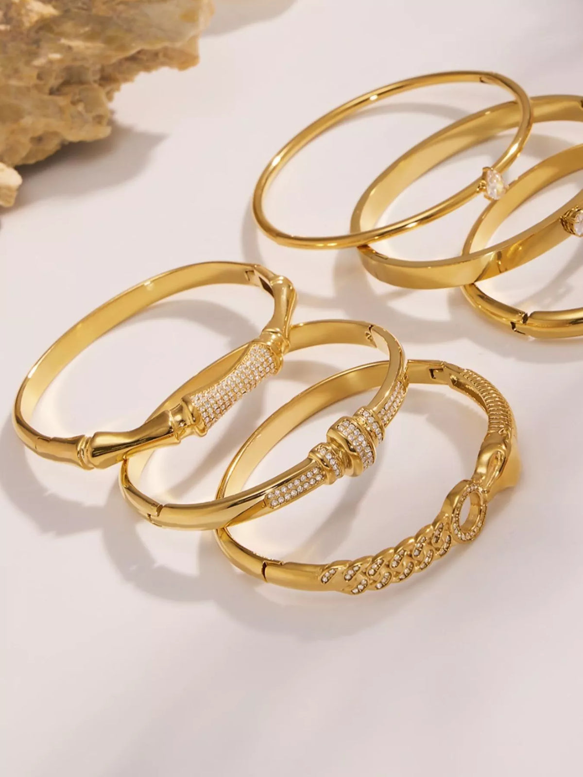 18K Gold-Plated Zircon Bracelet - alternate jewelry view