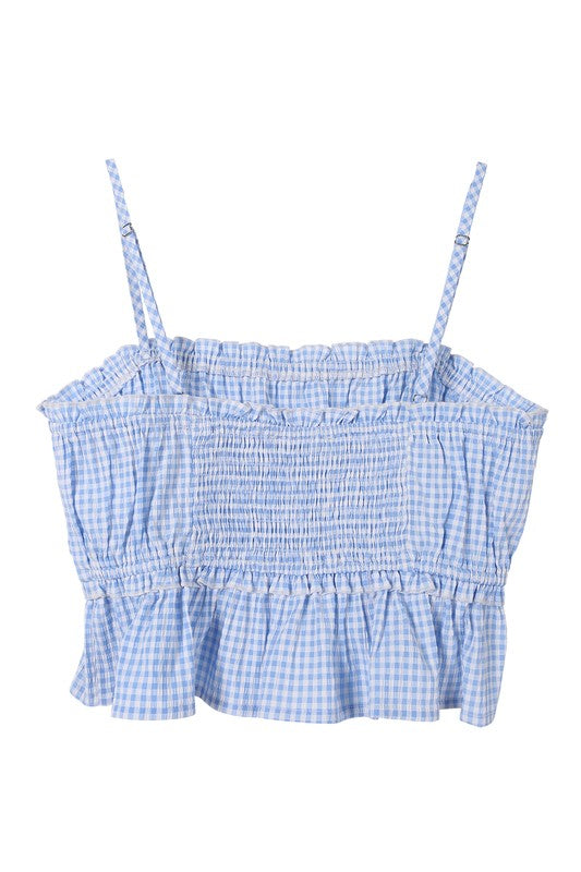 Gingham Tank Top