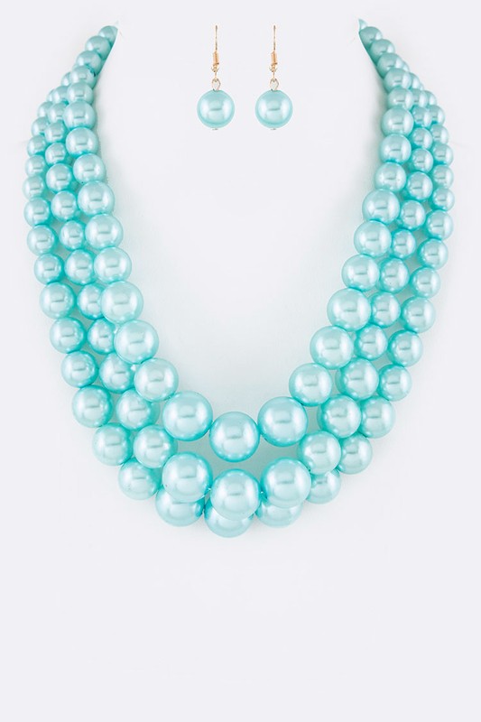 Imitation Pearl Set