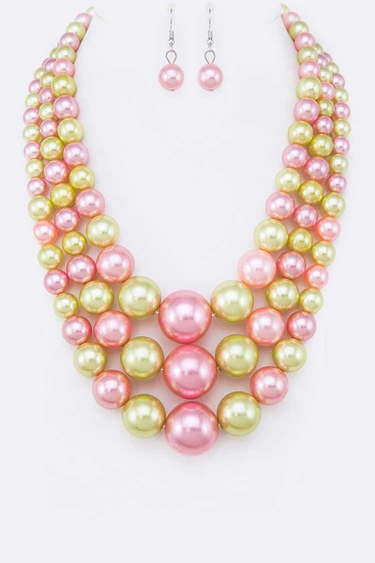 Bib Necklace Set