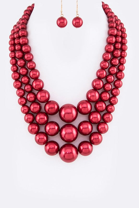 Bib Necklace Set