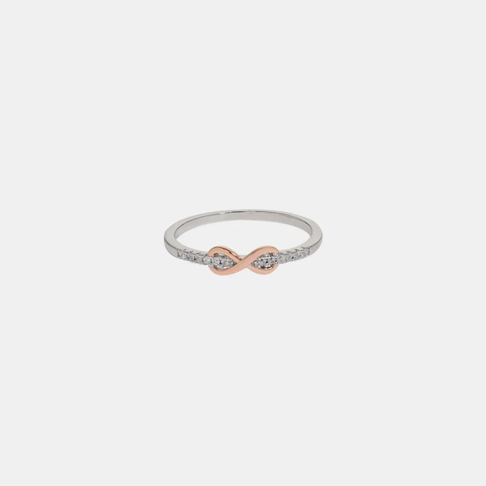 Zircon Sterling Silver Ring in Silver - women's ring
