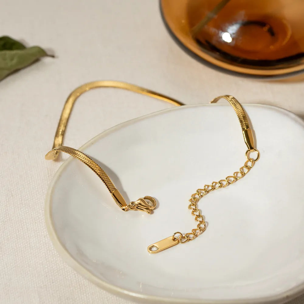 18K Gold-Plated Ankle Bracelet - alternate jewelry view