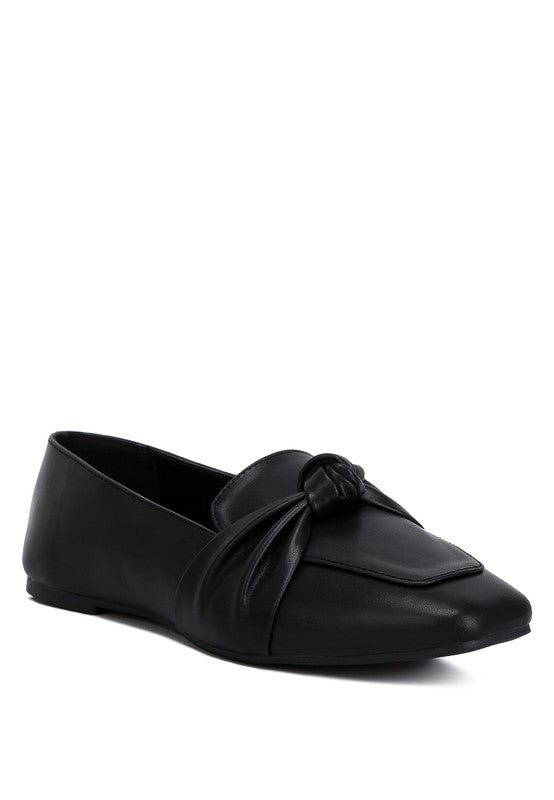 Knot Detail Loafers