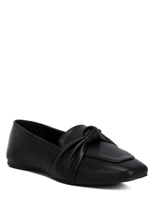 Knot Detail Loafers