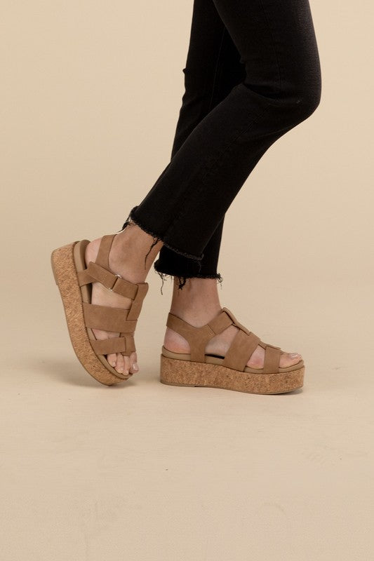 Comfort Platform Heel Sandals