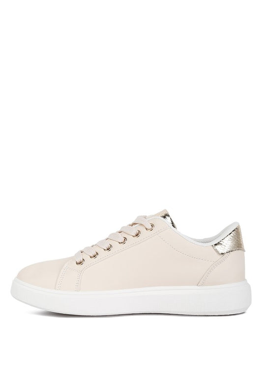 Faux Leather Sneakers