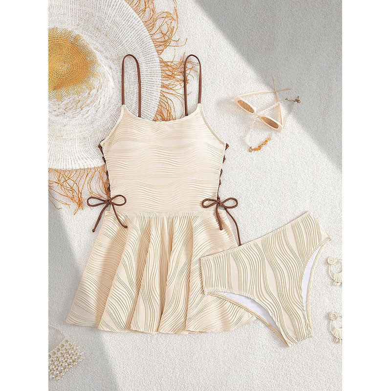 Suspender Swimsuit Women Beach Bikini Two Piece Set Swimsuit