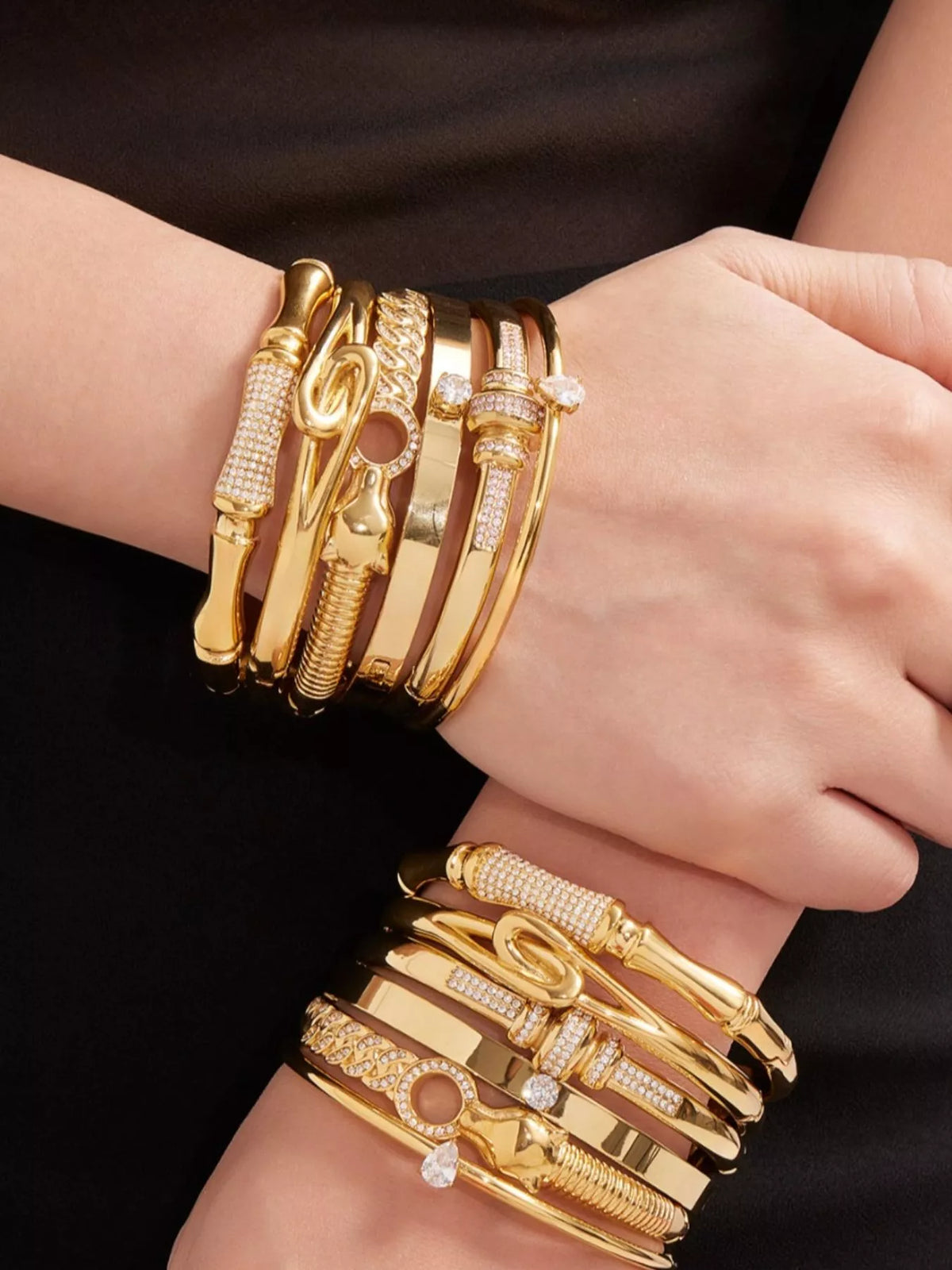 18K Gold-Plated Zircon Bracelet - alternate jewelry view
