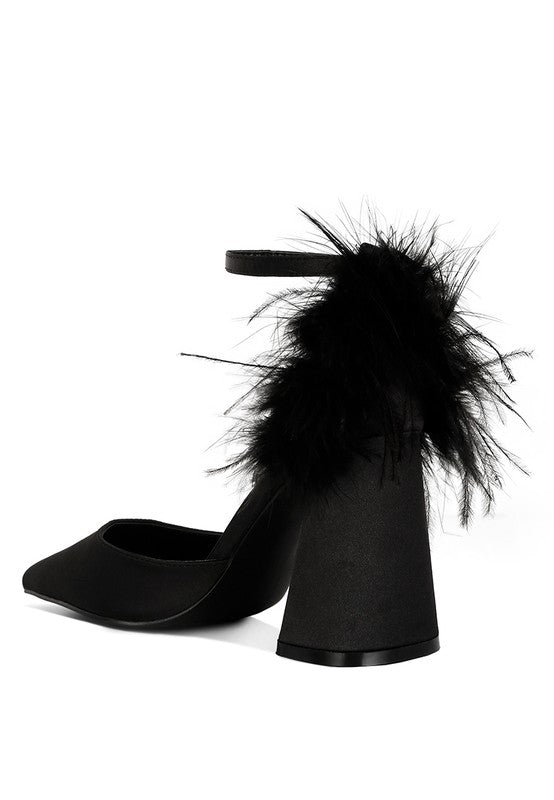 Fur Detail Sandals