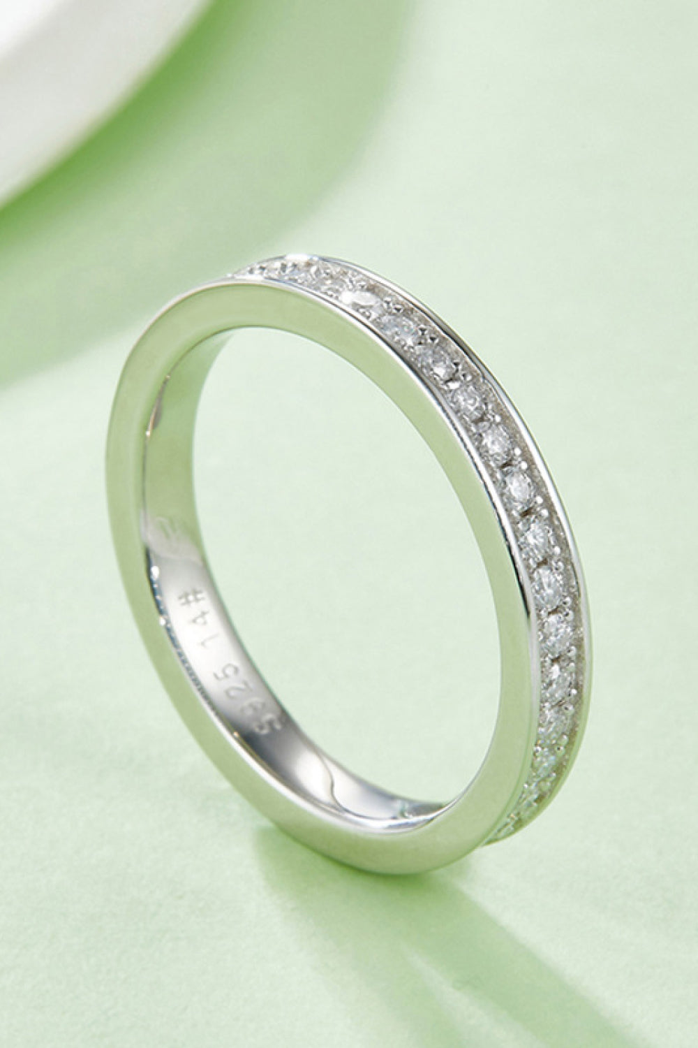 Unexplained Words Moissanite Ring in Silver - women's ring