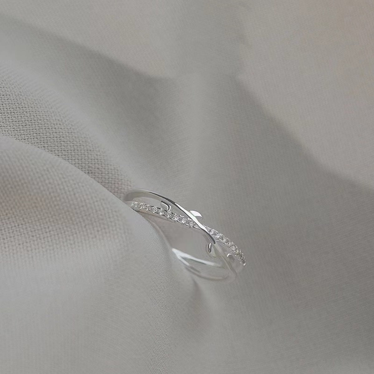 Sterling Silver Open Ring - alternate ring view