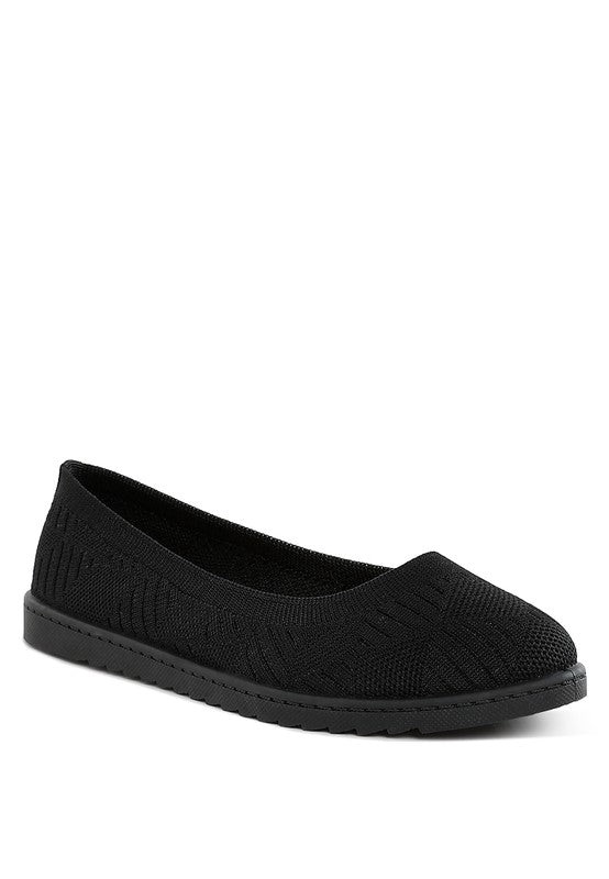 Knitted Textured Flats