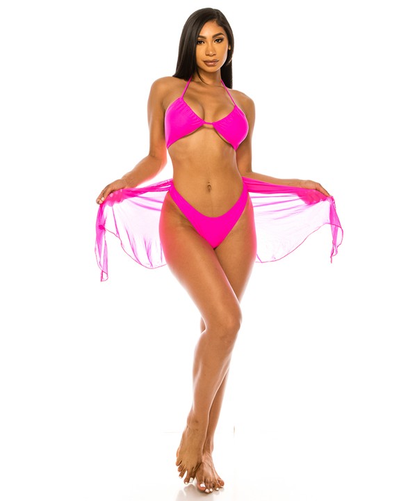 3 Piece Sarong Cover-Up Set