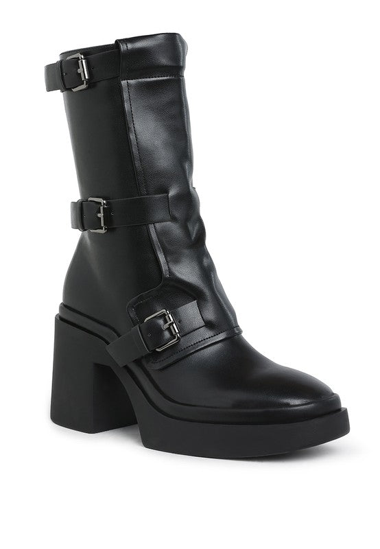 Chunky Biker Boots
