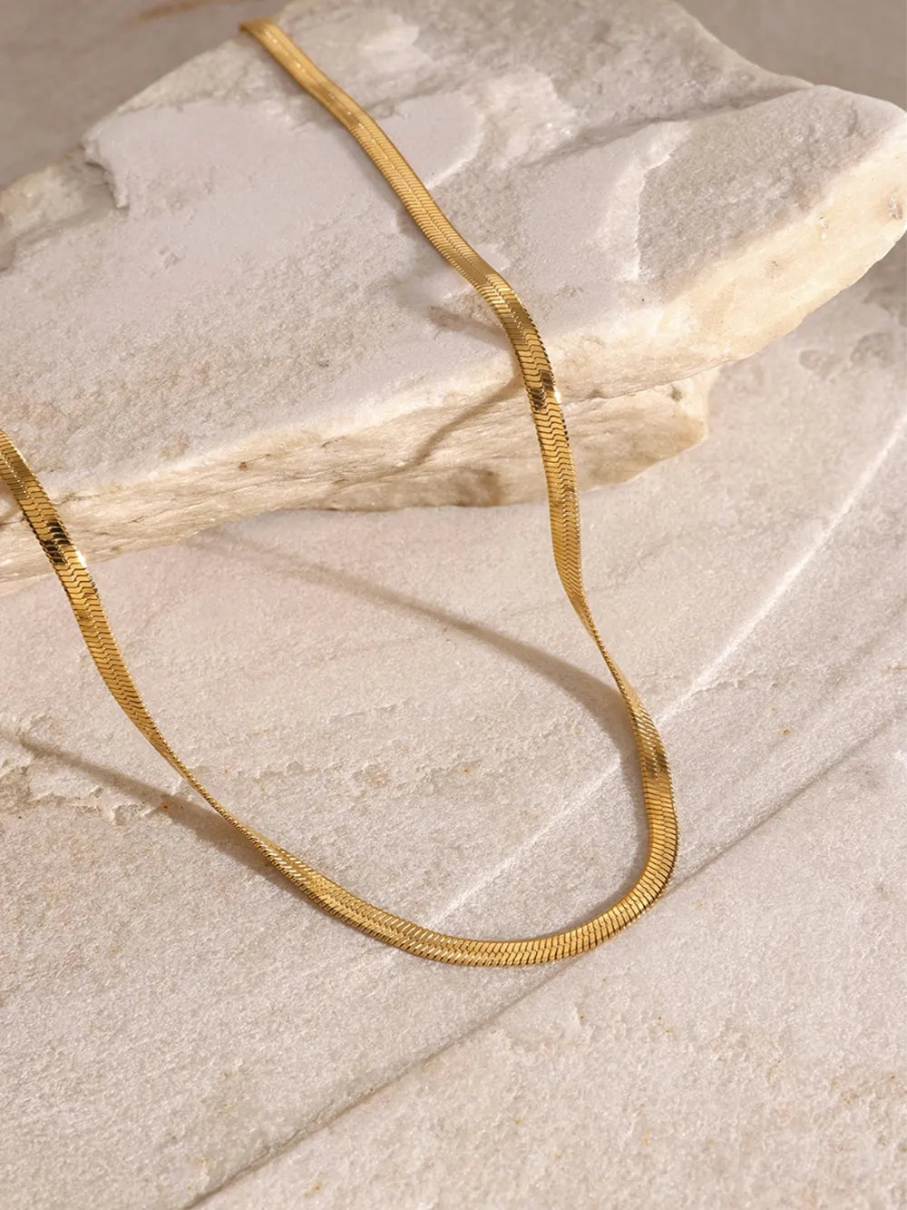 18K Gold-Plated Three-Layered Cross Necklace - alternate necklace view
