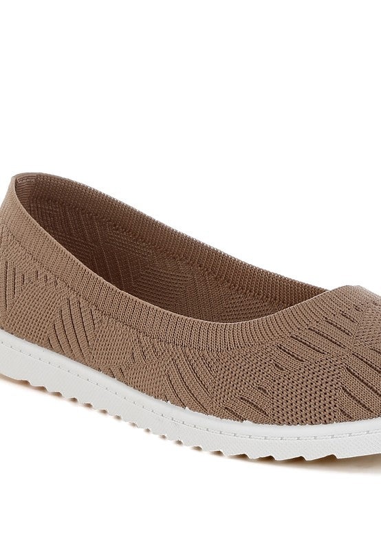 Knitted Textured Flats