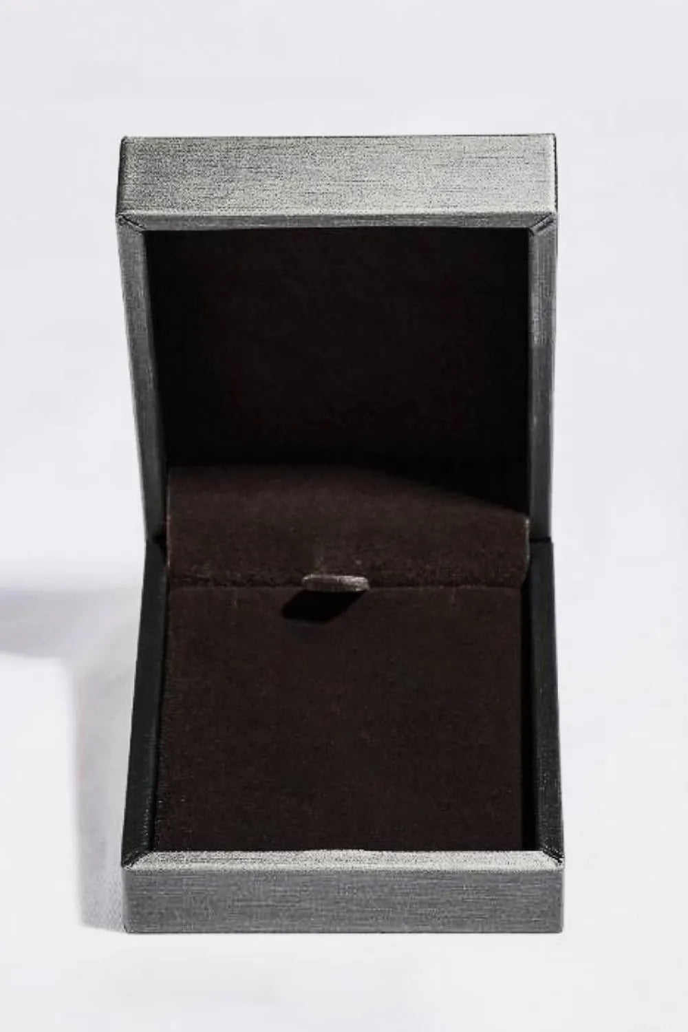 20 Carat Moissanite Sterling Silver Pendant Necklace - alternate necklace view