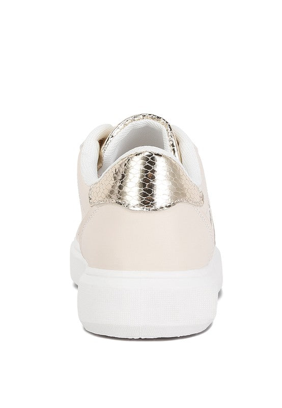 Faux Leather Sneakers