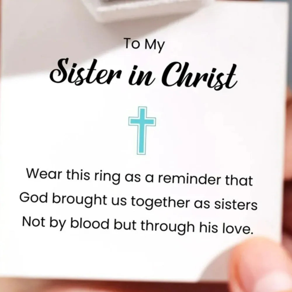 Zircon Sterling Silver Double Cross Bypass Ring - alternate ring view