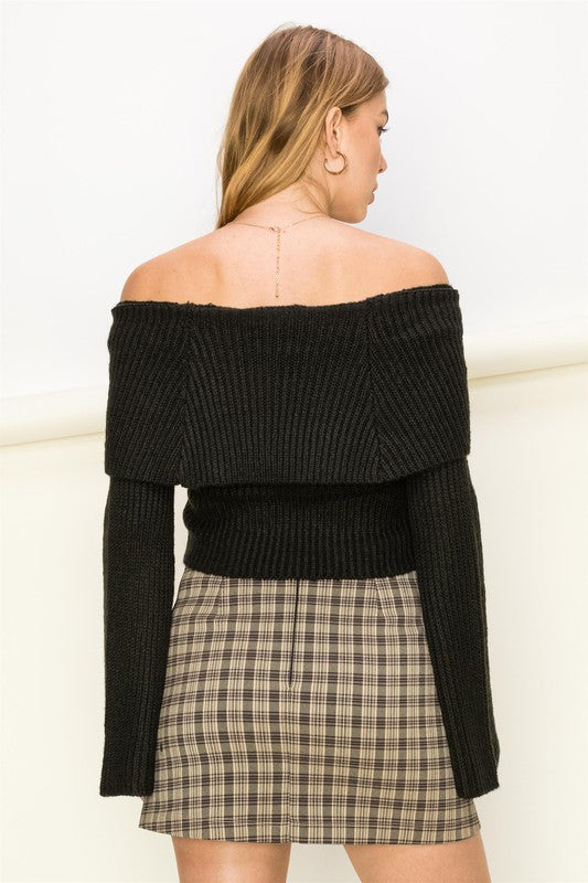 Off-Shoulder Sweater