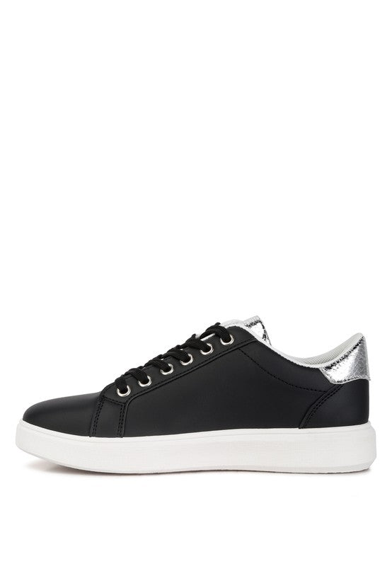 Faux Leather Sneakers