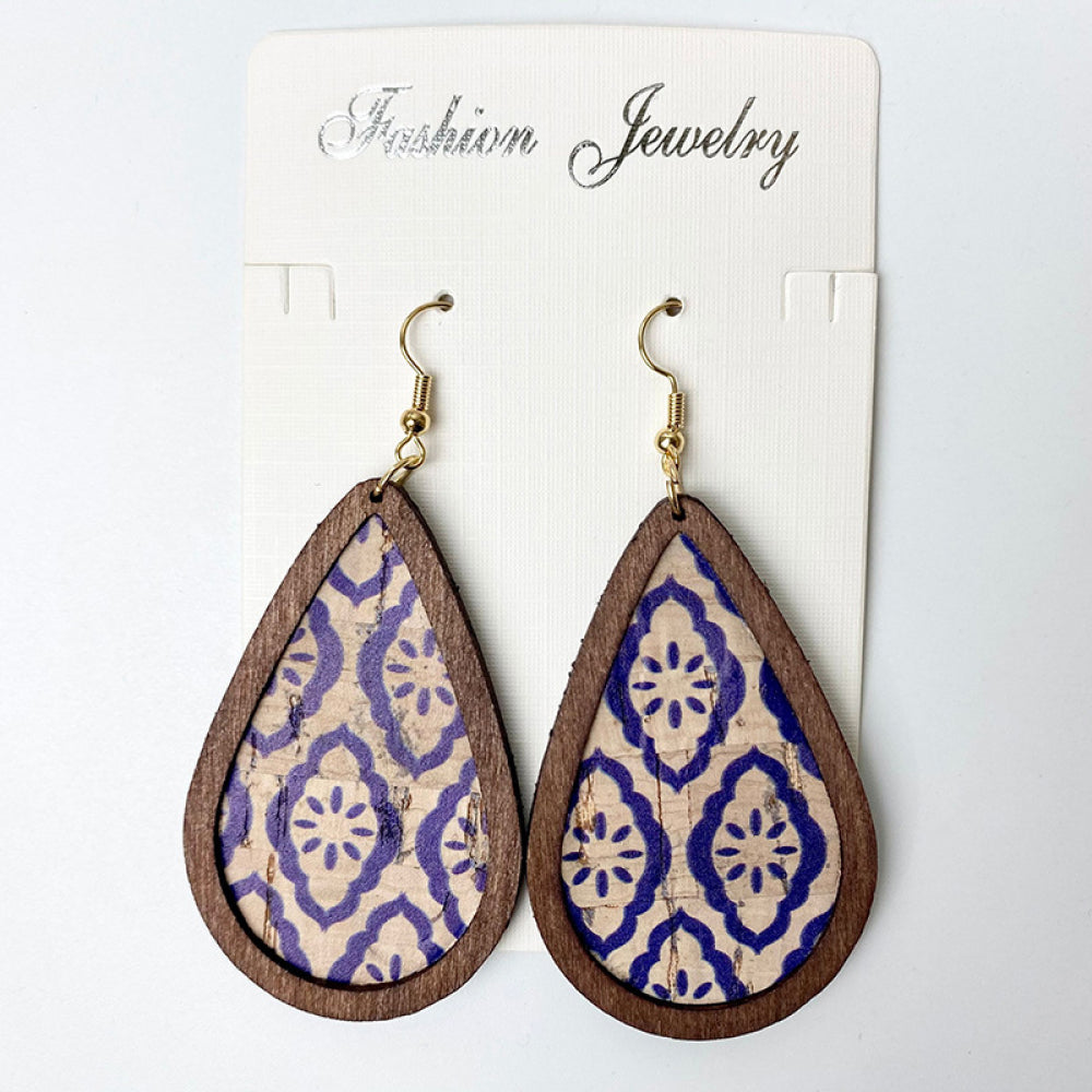 Teardrop Dangle Earrings - alternate earring view