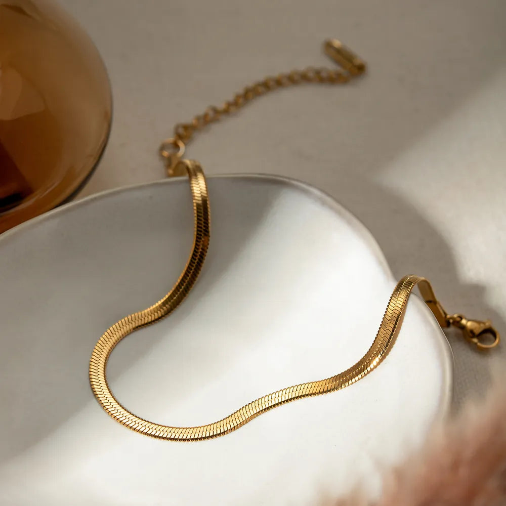 18K Gold-Plated Ankle Bracelet - alternate jewelry view