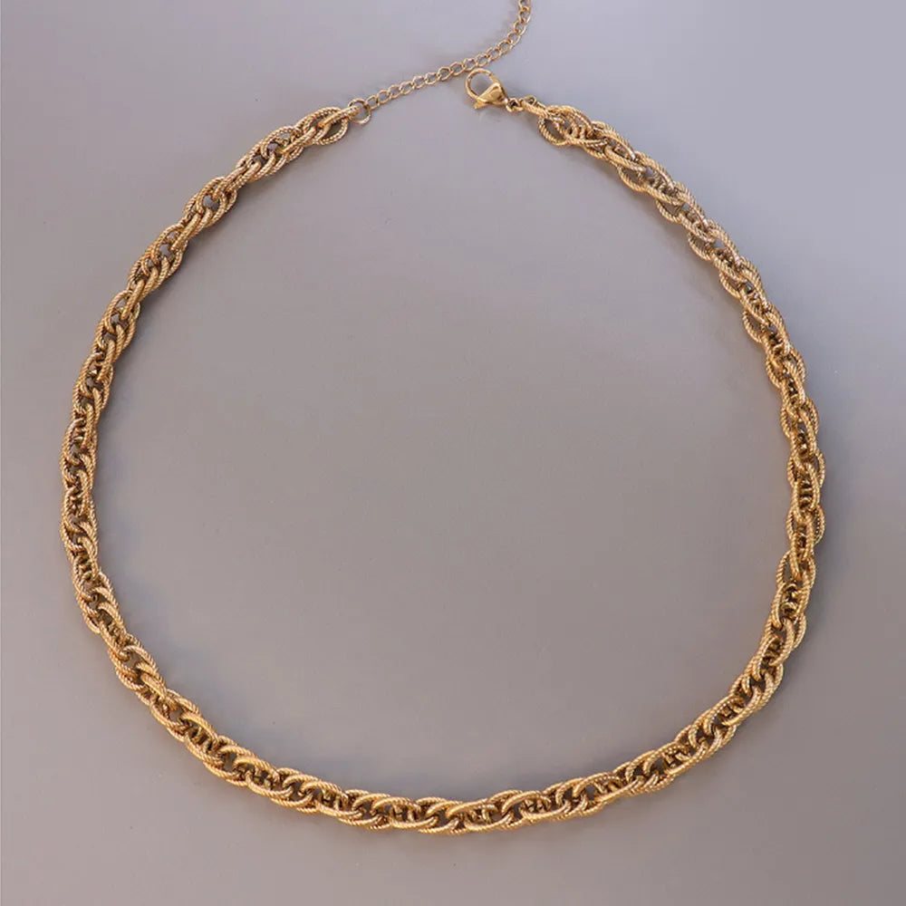 Titanium Steel Chain Necklace in Silver - women's chain necklace