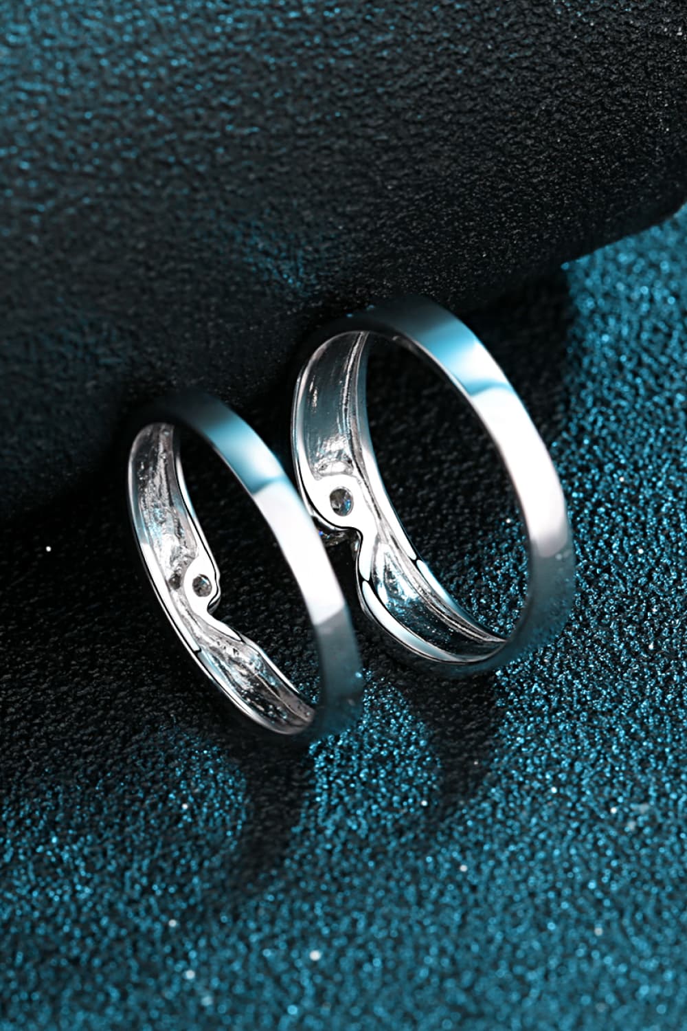 Moissanite Rhodium-Plated Ring in Women - women's ring