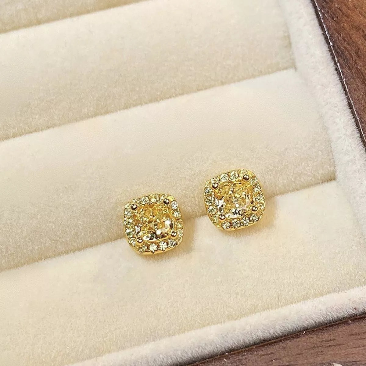 Sterling Silver Stud Earrings - alternate earring view