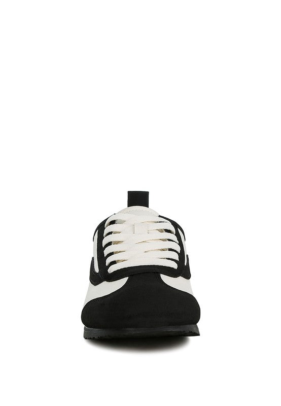 Contrast Lace Up Sneakers