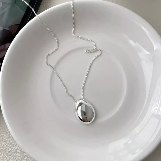 Sterling Silver Pendant Necklace in Silver - women's pendant necklace