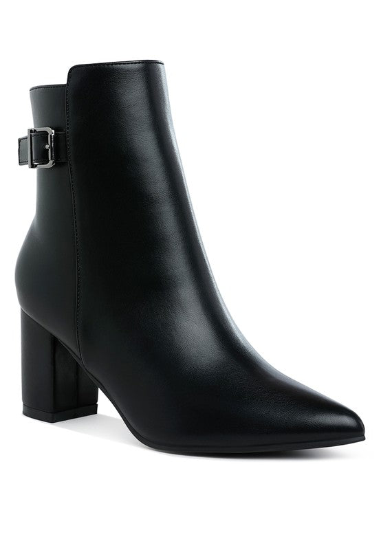 Belt Detail Ankle Boots